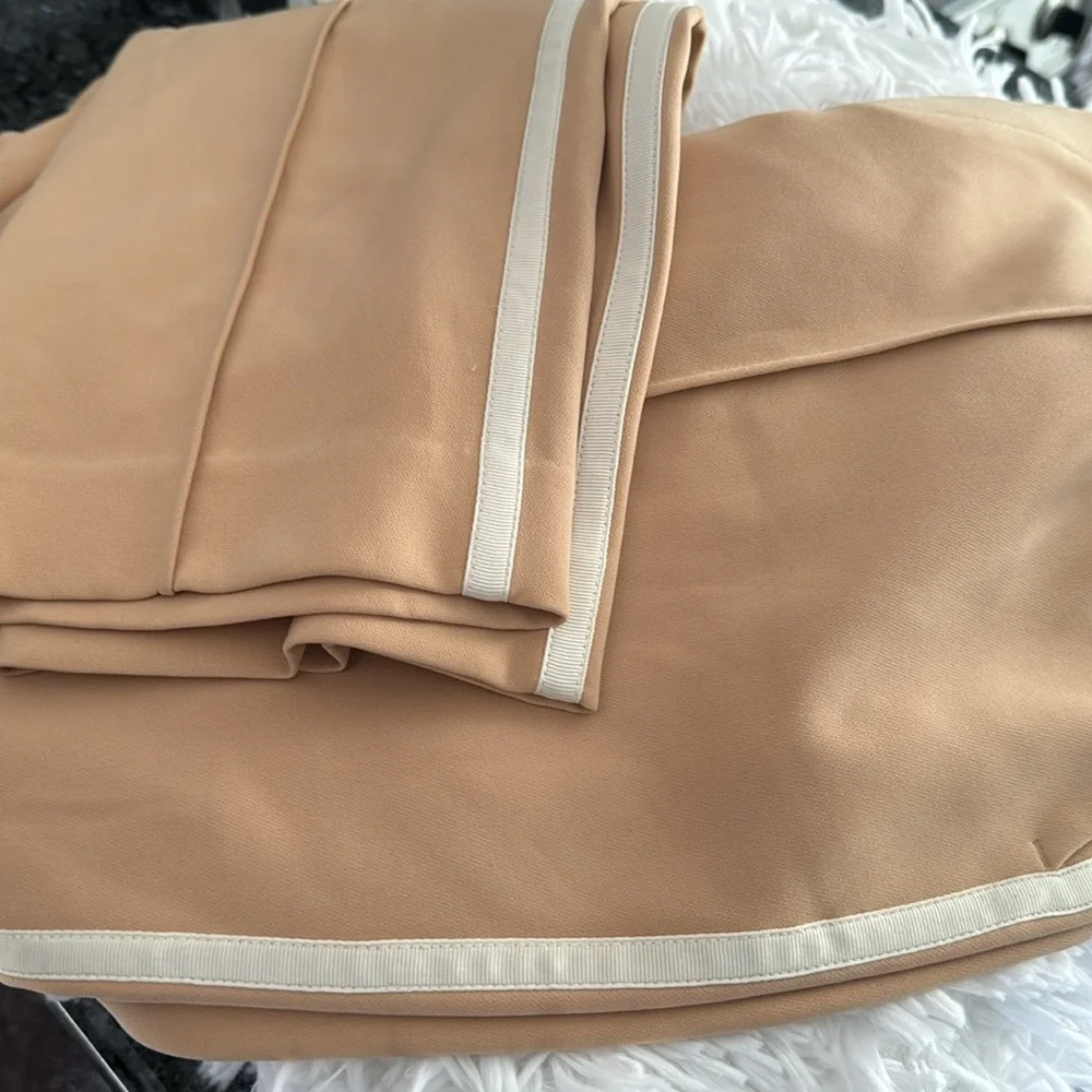 Brand New Nine West Beige Crop Dress Cargos Size 10 - Picture 3 of 5